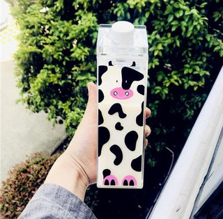 500ml Cute Animal Boba Flask Bottles 500ml Cow Bottle The Kawaii Shoppu