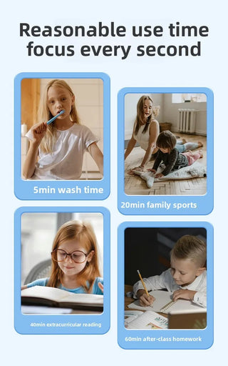 60-Min Visual Timer with Night Light Silent Countdown Timer for Kids, Classrooms & Home