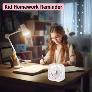 60-Min Visual Timer with Night Light Silent Countdown Timer for Kids, Classrooms & Home