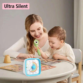 60-Min Visual Timer with Night Light Silent Countdown Timer for Kids, Classrooms & Home