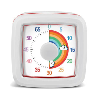 60-Min Visual Timer with Night Light Silent Countdown Timer for Kids, Classrooms & Home