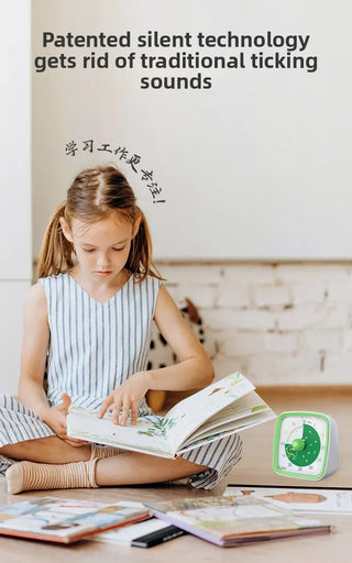60-Min Visual Timer with Night Light Silent Countdown Timer for Kids, Classrooms & Home