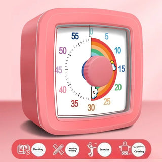 60-Min Visual Timer with Night Light Silent Countdown Timer for Kids, Classrooms & Home