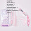 8pcs set pink