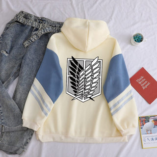 Aesthetic Shield Printed Hoodies Fashion The Kawaii Shoppu