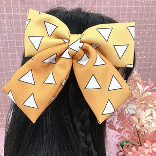Anime Hair Bow Clips Zenitsu Accessory The Kawaii Shoppu