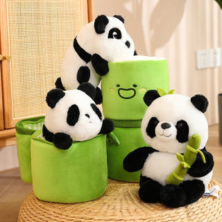 Bamboo Home Panda Plush 30cm Soft Toy by The Kawaii Shoppu | The Kawaii Shoppu