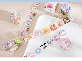 Bear Rabbit Fantasia Series Sticker Roll Stationery by The Kawaii Shoppu | The Kawaii Shoppu