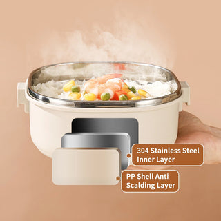 Bento Bear 304 Stainless Steel Insulated Lunch Box with Spoon Home & Kitchen by The Kawaii Shoppu | The Kawaii Shoppu