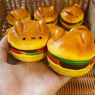 Brioche Bear Burger Squishie Brioche Bear Burger Squishie Toy by The Kawaii Shoppu | The Kawaii Shoppu