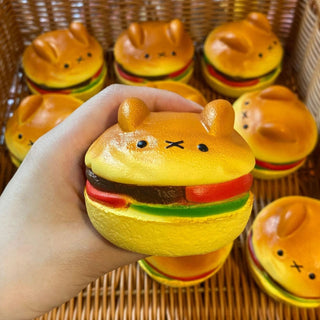 Brioche Bear Burger Squishie Brioche Bear Burger Squishie Toy by The Kawaii Shoppu | The Kawaii Shoppu