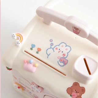 Candy Cute House Piggy Bank Money Box Home Decor by The Kawaii Shoppu | The Kawaii Shoppu