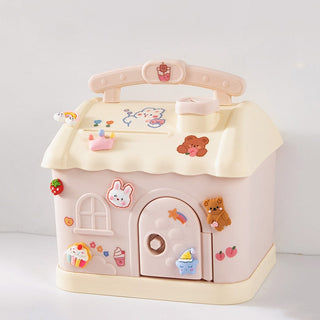Candy Cute House Piggy Bank Money Box Pink C Home Decor by The Kawaii Shoppu | The Kawaii Shoppu