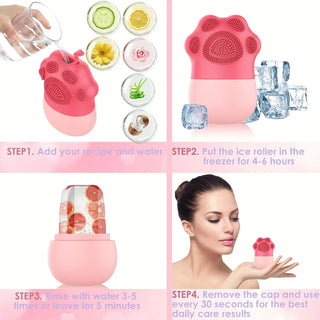 Cat paw Beauty Facial Ice Roller