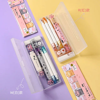 Cat Paw Memo Pad Stationery Set Stationery by The Kawaii Shoppu | The Kawaii Shoppu