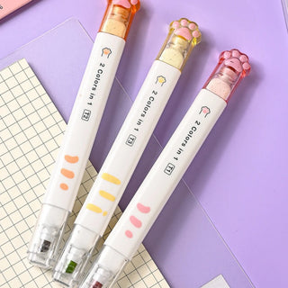Cat Paw Memo Pad Stationery Set Stationery by The Kawaii Shoppu | The Kawaii Shoppu