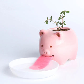 Cute Animal Drinking Ceramic Plant pot Home & Garden by The Kawaii Shoppu | The Kawaii Shoppu