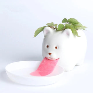 Cute Animal Drinking Ceramic Plant pot Home & Garden by The Kawaii Shoppu | The Kawaii Shoppu