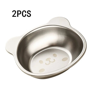 Cute Bear Bowl – 304 Stainless Steel Food Bowl