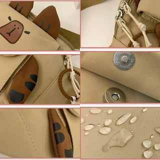 Cute Cartoon Capybara Crossbody Bag