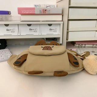 Cute Cartoon Capybara Crossbody Bag