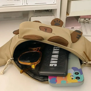 Cute Cartoon Capybara Crossbody Bag