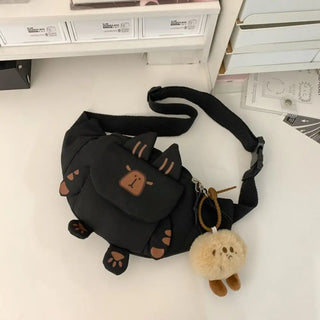 Cute Cartoon Capybara Crossbody Bag