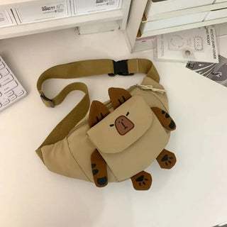 Cute Cartoon Capybara Crossbody Bag