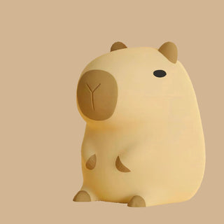 Cute Cartoon Capybara Silicone USB Rechargeable LED Night Light Blue Light by The Kawaii Shoppu | The Kawaii Shoppu