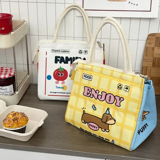 Cute Cat Thermal Lunch Bag – Kawaii Bento Tote