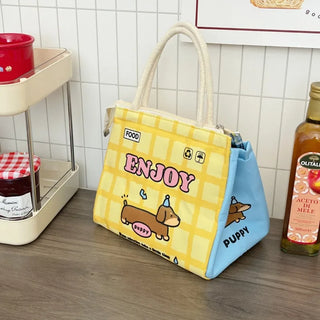 Cute Cat Thermal Lunch Bag – Kawaii Bento Tote