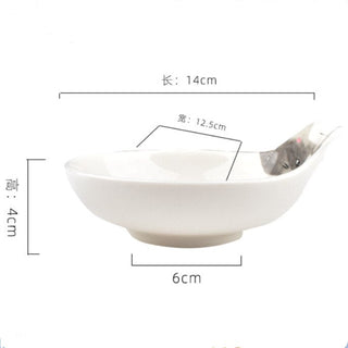 Cute Ceramic Cat Face Rice Bowl Home & Kitchen by The Kawaii Shoppu | The Kawaii Shoppu