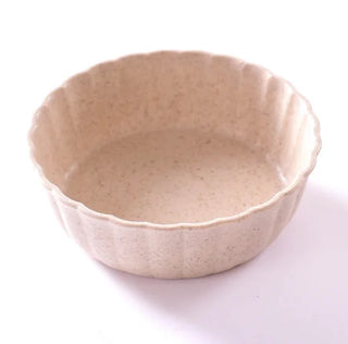 Cute Dipping Bowls Heart / Leaf Small Wheat fiber + PP Pink Bowls for Dipping Sauce - Eco Friendly Kitchenware