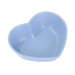 Cute Dipping Bowls Heart / Leaf Small Wheat fiber + PP Pink Bowls for Dipping Sauce - Eco Friendly Kitchenware