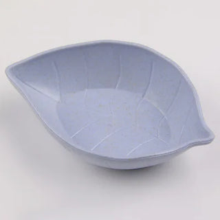 Cute Dipping Bowls Heart / Leaf Small Wheat fiber + PP Pink Bowls for Dipping Sauce - Eco Friendly Kitchenware