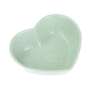Cute Dipping Bowls Heart / Leaf Small Wheat fiber + PP Pink Bowls for Dipping Sauce - Eco Friendly Kitchenware