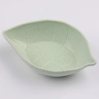 Cute Dipping Bowls Heart / Leaf Small Wheat fiber + PP Pink Bowls for Dipping Sauce - Eco Friendly Kitchenware
