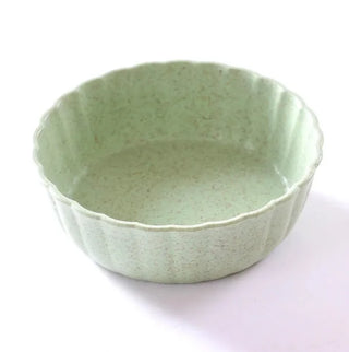 Cute Dipping Bowls Heart / Leaf Small Wheat fiber + PP Pink Bowls for Dipping Sauce - Eco Friendly Kitchenware