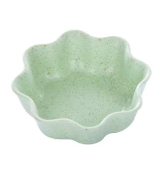 Cute Dipping Bowls Heart / Leaf Small Wheat fiber + PP Pink Bowls for Dipping Sauce - Eco Friendly Kitchenware