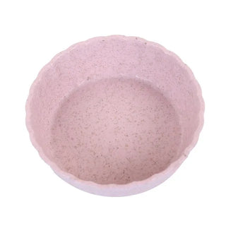 Cute Dipping Bowls Heart / Leaf Small Wheat fiber + PP Pink Bowls for Dipping Sauce - Eco Friendly Kitchenware