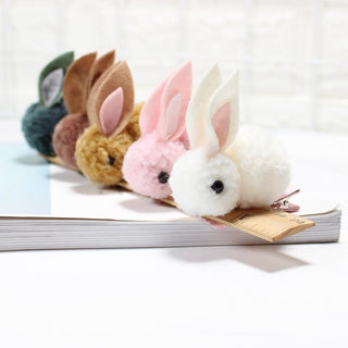 Cute Hair Ball Rabbit Hair Clip Accessory The Kawaii Shoppu