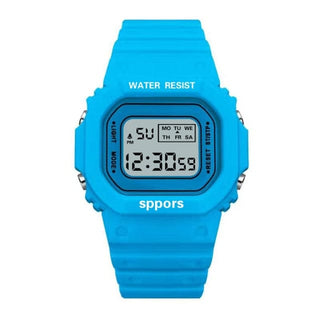 Cute Pastel Digital Watch Blue 3C The Kawaii Shoppu