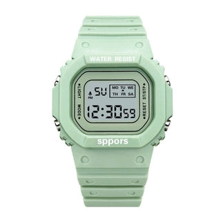 Cute Pastel Digital Watch Mint 3C The Kawaii Shoppu