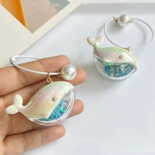 Cute Whale Keychain – Playful Bag & Phone Charm