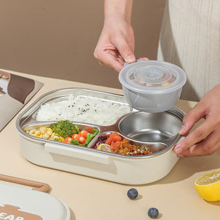 Dear Bear 304 Stainless Steel Bento Lunch Box Home & Kitchen by The Kawaii Shoppu | The Kawaii Shoppu