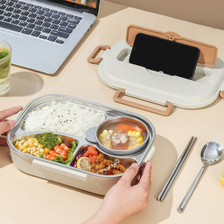Dear Bear 304 Stainless Steel Bento Lunch Box Home & Kitchen by The Kawaii Shoppu | The Kawaii Shoppu