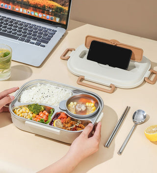 Dear Bear 304 Stainless Steel Bento Lunch Box Home & Kitchen by The Kawaii Shoppu | The Kawaii Shoppu
