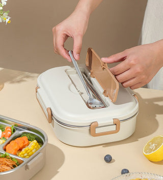 Dear Bear 304 Stainless Steel Bento Lunch Box Home & Kitchen by The Kawaii Shoppu | The Kawaii Shoppu