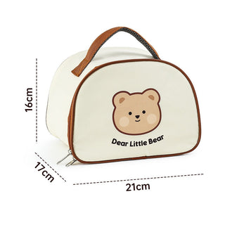 Dear Bear 304 Stainless Steel Bento Lunch Box Only Insulation Bag 1 Home & Kitchen by The Kawaii Shoppu | The Kawaii Shoppu