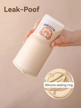 Dear Bear Portable Bottle Coffee Cup 0.65L Bottle by The Kawaii Shoppu | The Kawaii Shoppu
